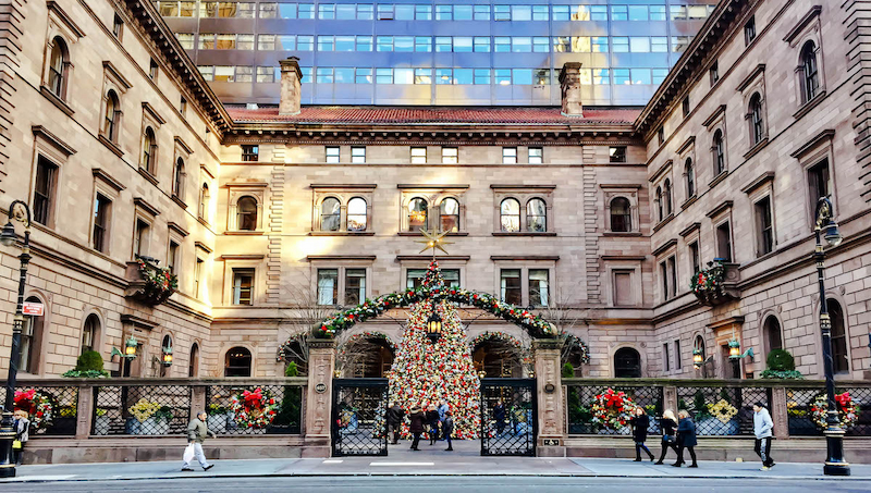 Lotte New York Palace Hotel Christmas Tree