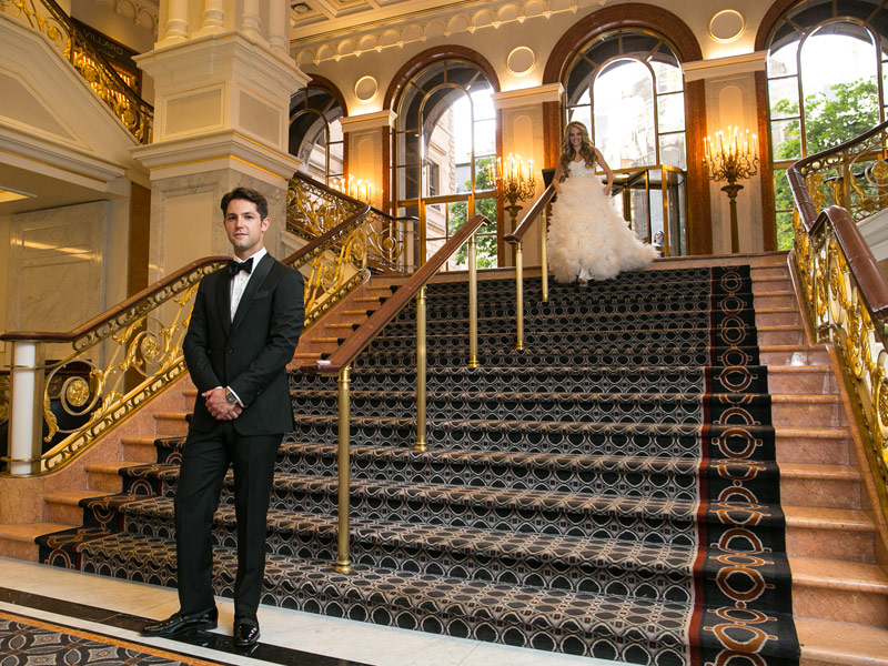 Lotte New York Palace staircase