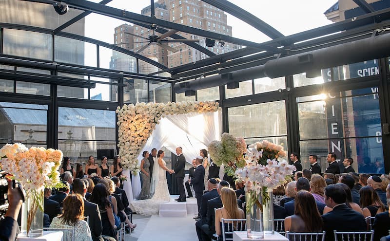 Edison Rooftop Wedding Ceremony