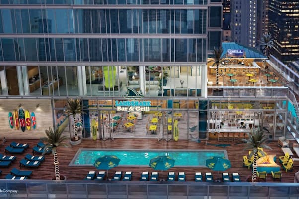 MaragaritaVille Resort Times Square Rooftop outdoor venue nyc