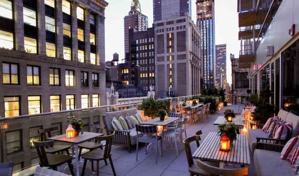 Mondrian Terrace at Mondrian Park Avenue Rooftop outdoor venue nyc