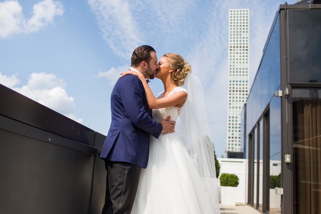 Anastasia & Serge on the rooftop