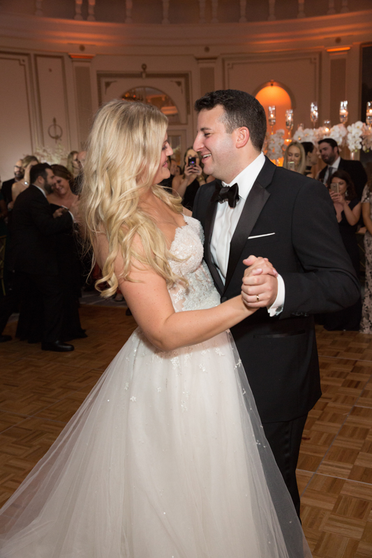 The bride & groom's first dance